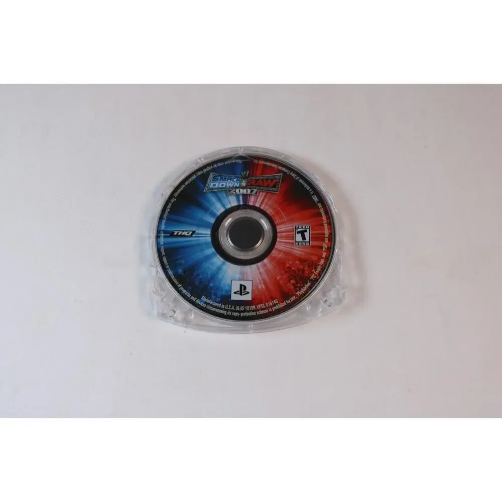 WWE Smackdown Vs Raw 2007 (Sony PSP) Authentic, game only, tested/works